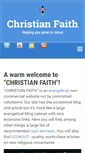 Mobile Screenshot of christianfaith.com
